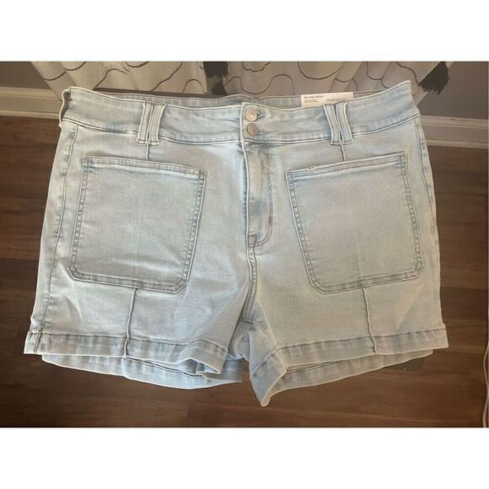 American Eagle High Rise Shortee Denim Shorts Size 18 Brand New With Tags Next L